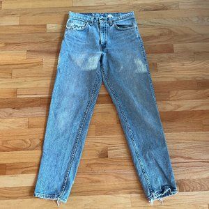 Distressed Vintage '90s Levi’s 550 Stone Wash Jeans 32X32